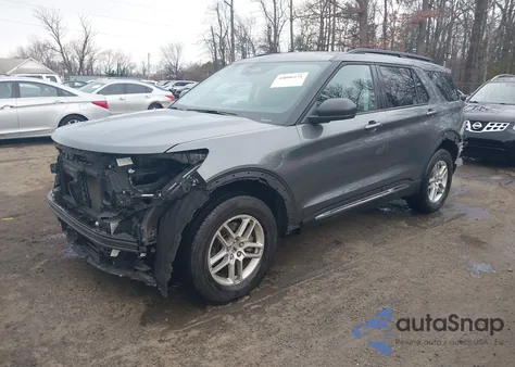 2025 Ford Explorer Active из США, поврежденный, VIN 1FMUK8DH7SGA68764